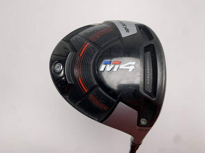 TaylorMade M4 Driver 9.5* Fujikura Atmos 5s Stiff Graphite Mens RH Midsize Grip