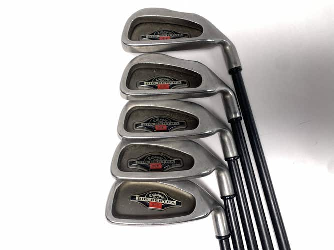 Callaway Big Bertha 1996 Iron Set 6-PW RCH 96 Firm Graphite Mens RH