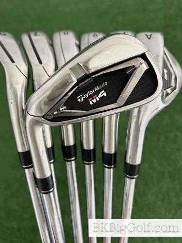 LH Taylormade M4 Iron Set 5-A / KBS Max 85 Stiff