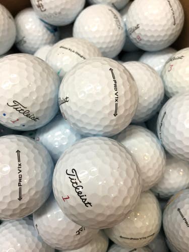 12 Titleist Pro V1x 2021 Near Mint AAAA Used Golf Balls