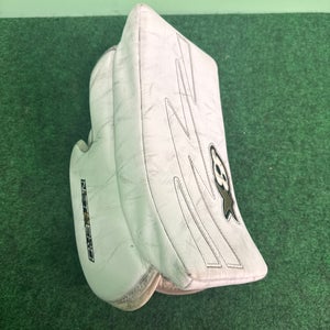 White Intermediate Brian's NetZero 2 Goalie Blocker Regular (Used)