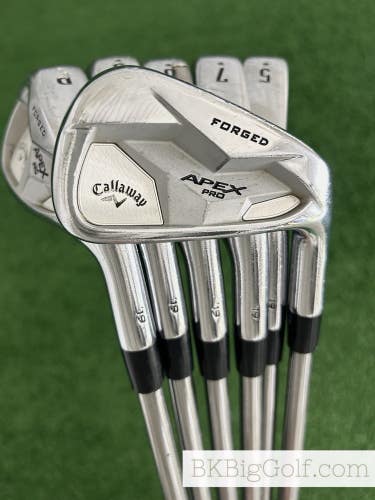 Callaway Apex Pro 19 Forged Iron Set 5-P / Catalyst 100 6.0 Stiff Graphite