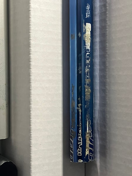 OG Warrior kryptolyte lacrosse shaft royal blue cut from dpole