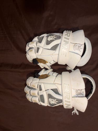 OG Brine King Mens Lacrosse Goalie Gloves (LIGHTLY USED) (Size Large)