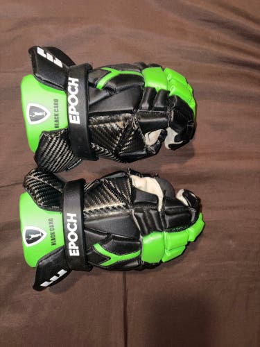 Epoch Integra “Black Card” Mens Lacrosse Gloves (Extremely Lightly Used) (Size Large)