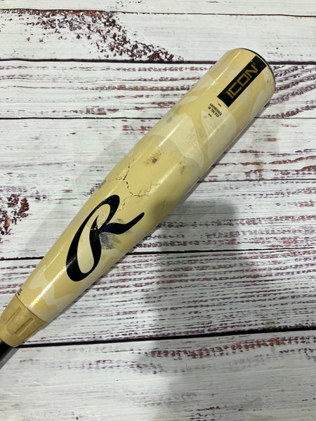 2025 Rawlings Icon Composite Bat USABat Certified (-12) Composite 19 oz 29" (Used)