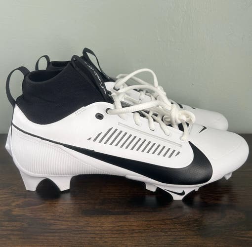 Nike Vapor Edge Pro 360 2 Mens Football Cleats White Black Size 11.5 FN7759-100