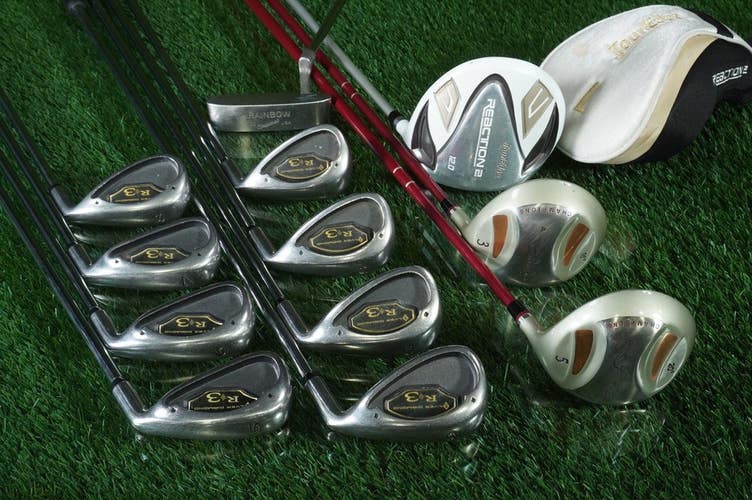 Women's 13pc. Golf Set Silver Diamond Tour Edge Alexa Stirling Rainbow RH