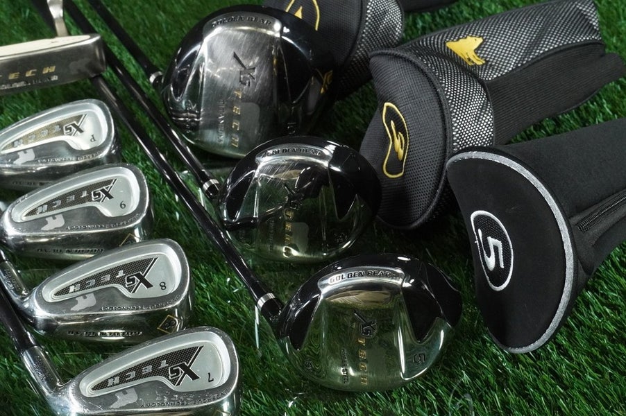 Golden Bear XS Tech Golf Set 15pc. Regular Flex RH With New Grips ...