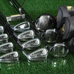 Golden Bear XS Tech Golf Set 15pc. Regular Flex RH With New Alignment Grips!!
