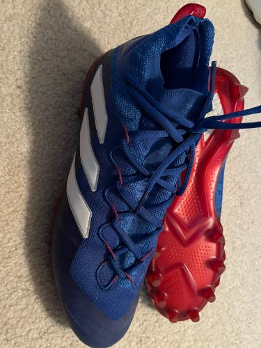 Men's Size M 14.0 (W 15.0) Adidas Adizero PrimeKnit Mid Top Molded Cleats (New)