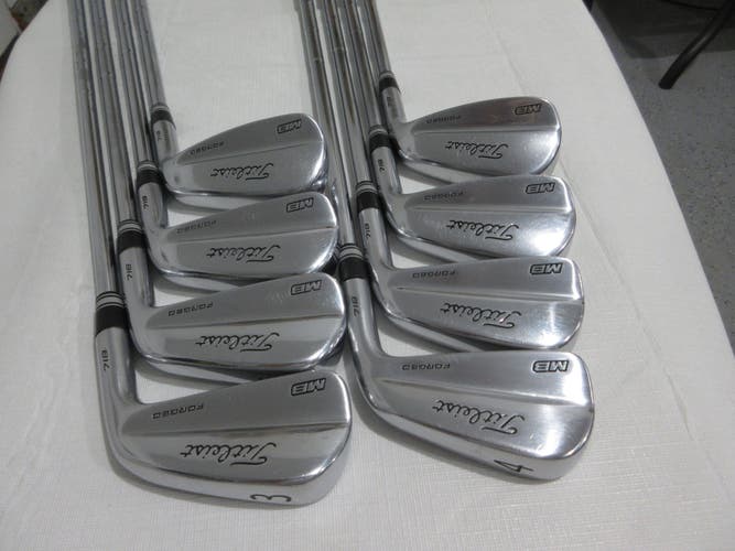 Titleist 718 MB Iron Set - 3-PW - X100 Extra Stiff X Flex Steel +0.25" Long