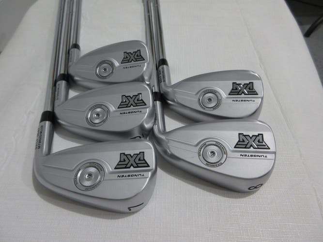 PXG 0311P Gen7 Double Chrome Iron Set - 7-PW, GW - Regular Flex Steel - NEW
