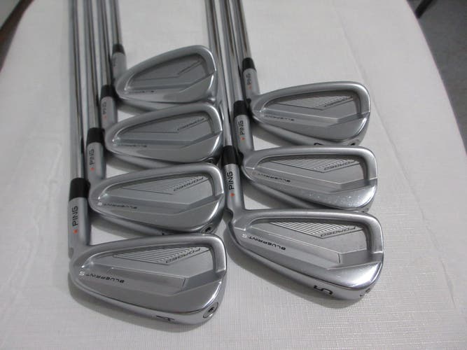 Ping Blueprint S Iron Set - 4-PW - MPH 95 Regular Flex Steel - Orange Dot
