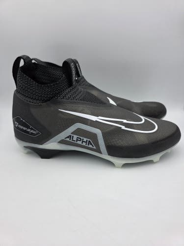 Nike Alpha Menace Elite 3 Men's Football Cleats Black CT6648-001 Men's Size 16