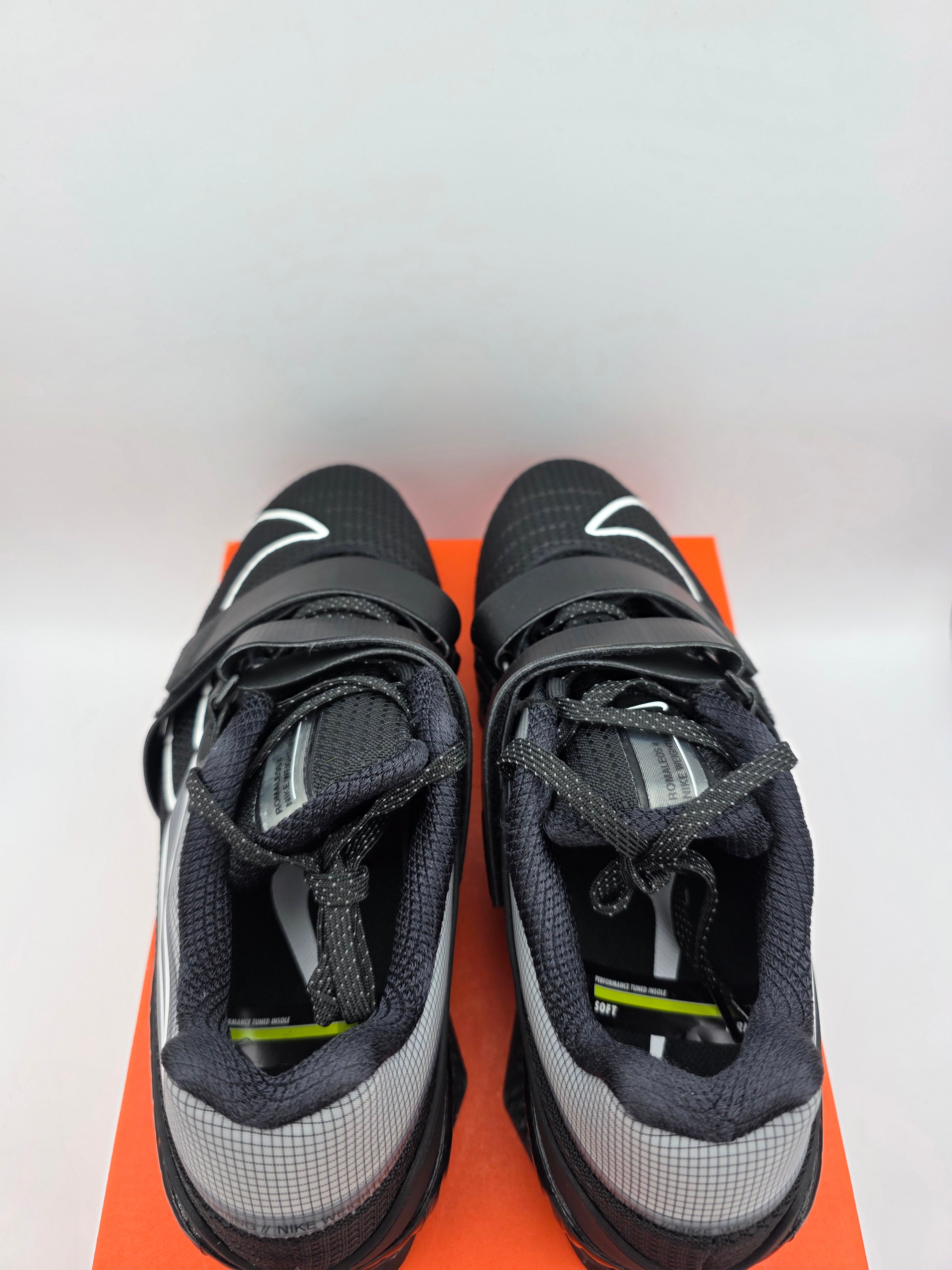 Nike Romaleos 4 Black/White (Men)(CD3463-010) Nike Romaleos 4 Black White Weightlifting Gym Shoes CD3463  main image 3