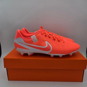 Nike Tiempo Legend 10 Academy FG/MG Hot Lava White DV4337-800 Men's Size 6.5