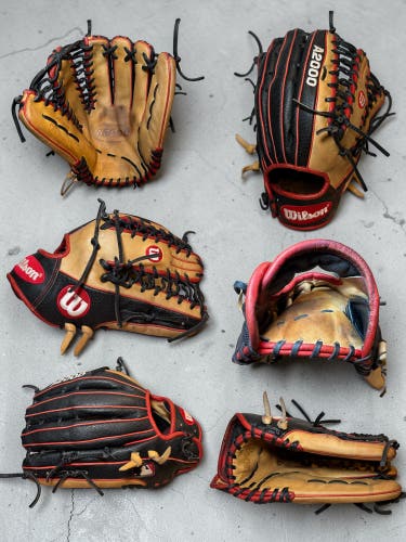 Wilson A2000 RH Outfield Baseball Glove 12.75" (Used)