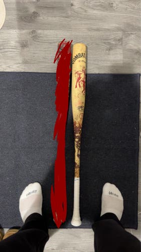 2025 Combat MFG Spec A1 Alloy BBCOR Certified Bat (-3) 30 oz 33" (Used)