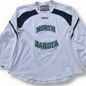 XL University of North Dakota NCAA Reebok Practice Worn Team Issued Jersey *Read Full Description*