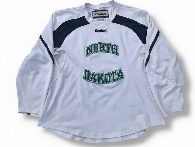 XL University of North Dakota NCAA Reebok Practice Worn Team Issued Jersey *Read Full Description*