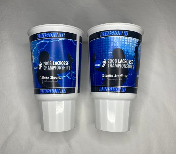 2008 College Lacrosse Championship Cup Gillette Stadium NCAA Collector LAX Y2K