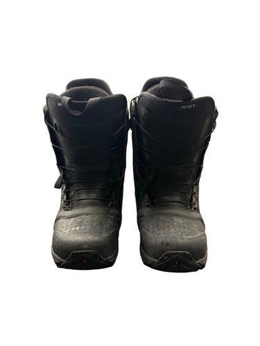 Used Burton DRIVER X Mens Snowboard Boots Black Senior 11 10299-S000306276