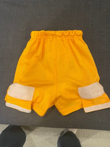 Orange XXXS Boys Bauer Shorts (Used)