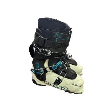 Used Dalbello CHAKRA ELEVATE 115 Womens DH Ski Boot White 245 MP - M06.5 - W07.5 11375-S000373352