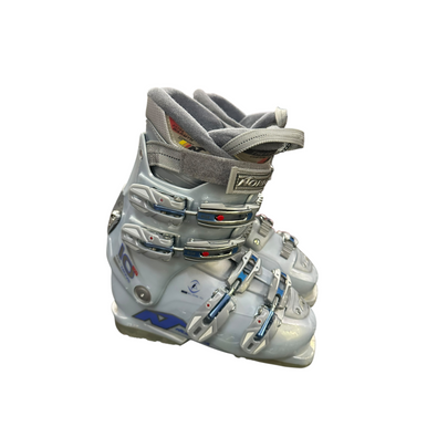 Used Nordica 10W EASY MOVE Womens DH Ski Boot Silver 235 MP - J05.5 - W06.5 11375-S000369421