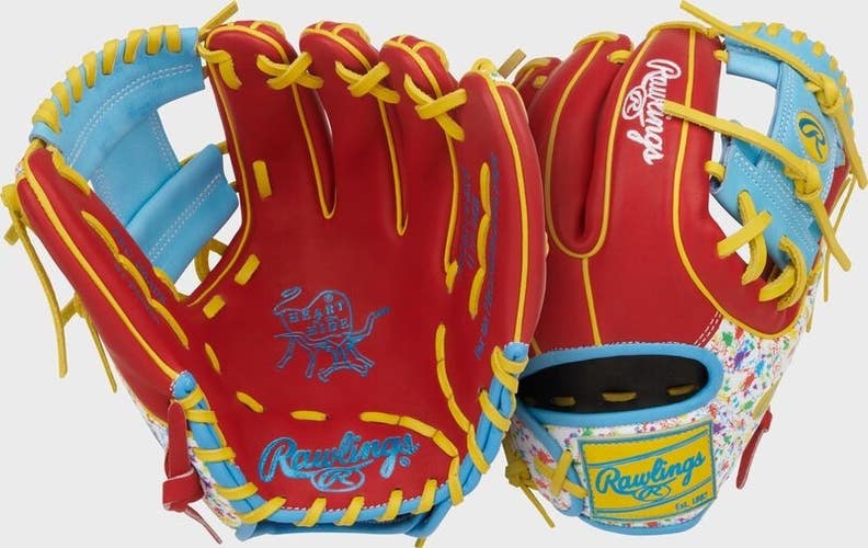 Rawlings Heart of the Hide 11.5-Inch Splatter Infield Glove, RHT R00713039