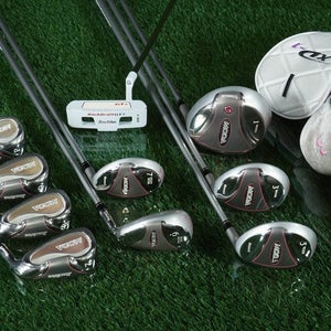 Tour Edge Moda Women's Premium Hybrid Golf Set 16pc. Ladies Flex Right RH