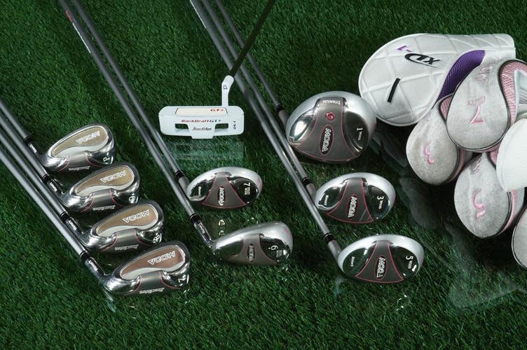 Tour Edge Moda Women's Premium Hybrid Golf Set 16pc. Ladies Flex Right RH