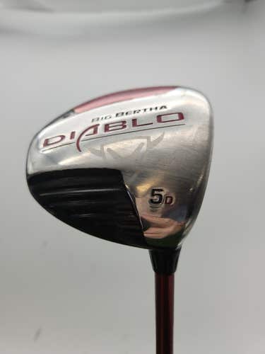 2009 CALLAWAY BIG BERTHA DIABLO 5 WOOD STIFF CG 60G  FAIR