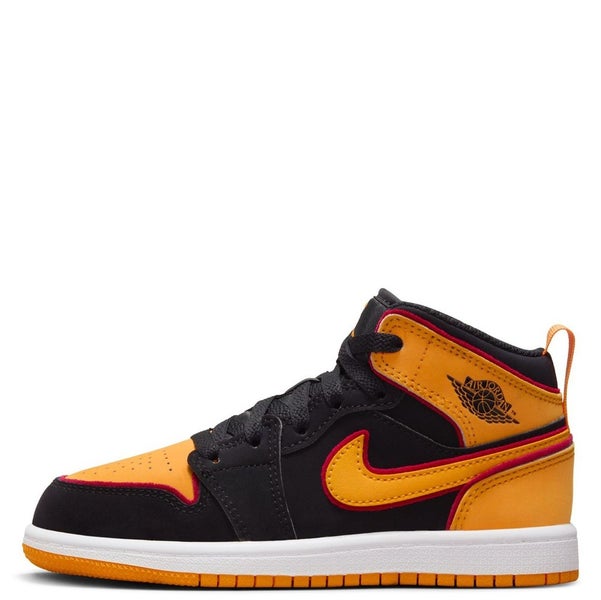 Nike Air Jordan 1 Mid SE FJ4925-008 Sneaker Kids 3y Black Lifestyle Shoes HTAT91