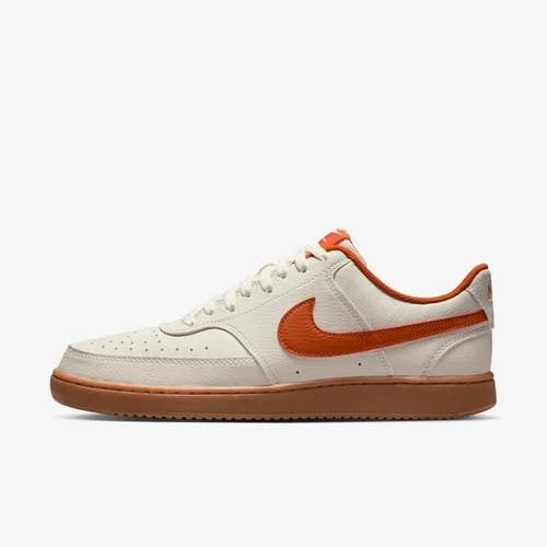 Nike Court Vision Low HV4506-100 Men's Sail White Orange Lifestyle Shoes TF10075