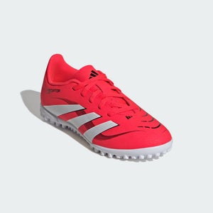 Adidas Predator Club ID3805 Kids 13.5 Lucid Red Round Toe Football Boots VER998