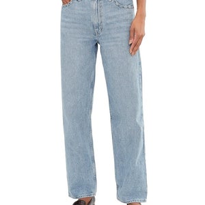 Levi's Premium Dad Jeans Women's 32x30 Blue Denim Straight Leg High Rise JZZ1052