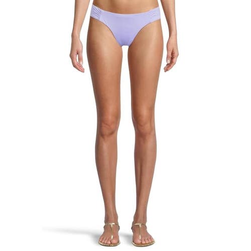 BECCA Color Code Adela Hipster Bottom Women's XS Purple Stretch Swimwear GBO2452