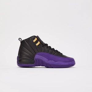 Air Jordan 12 Retro GS 153265-057 Kids 7y Field Purple Lifestyle Shoes HTAT81