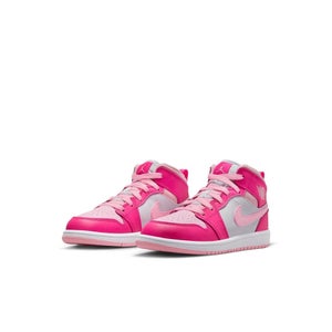 Air Jordan 1 Mid FD8781-116 Sneakers Kids 12 Fierce Pink Lifestyle Shoes HTAT138