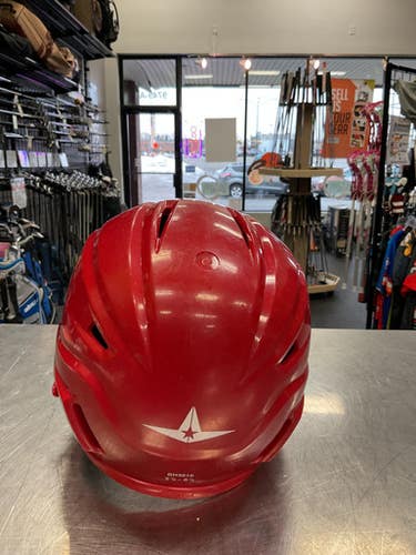 Used All-Star BH3010 Batting Helmet No Mask Red SM 11859-S000028214