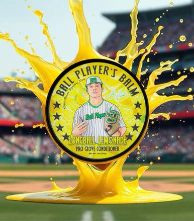 New Ball Players Balm Glove Conditioner 2oz Longball Lemonade 11859-BPBPGCLL2OZ