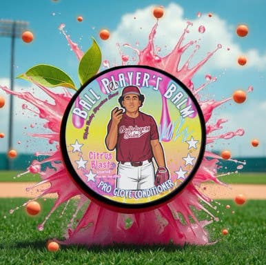 New Ball Players Balm Glove Conditioner 2oz Citrus Blast 11859-BPBPGCCB20Z