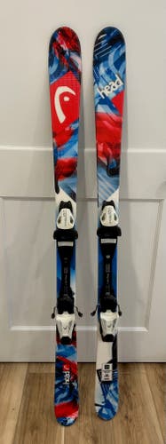KIDS Park Skis - Head Souphead 68 137 cm Skis with LRX 7.5 Bindings (USED)