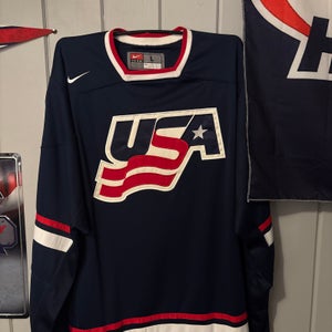 RYAN MCDONAGH SIGNED NIKE TEAM USA WORLD JUNIORS JERSEY STEINER COA LIGHTNING
