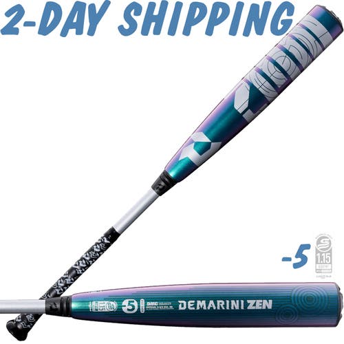 NEW | 2026 DeMarini ZEN OIL SLICK 30" / 25 oz USSSA 2¾" Travel Baseball Bat | SPECIAL EDITION