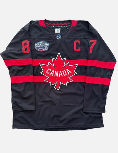 Sidney Crosby Team Canada 4 Nations Black Jersey - Size 52 Large - New