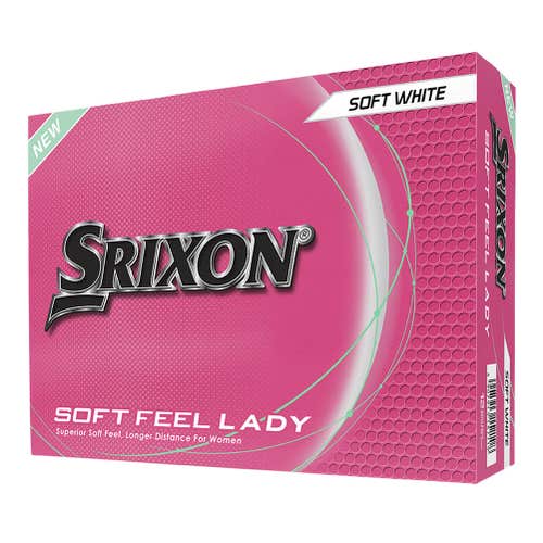 Srixon Soft Feel Lady Golf Balls (Soft White, 12pk) 1 dz 2025 NEW