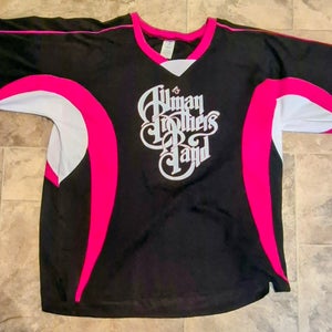Black/Red/White  XL Allman Brothers  Hockey Jersey (Used)